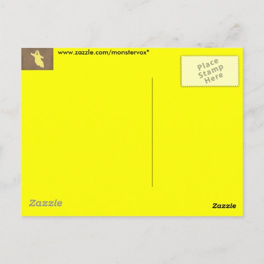 Ghost Postkarte (Rückseite)