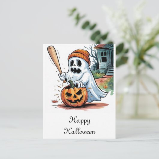 Ghost Postkarte (Stehend Vorderseite)