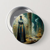 Ghost Priestess Fantasy Button (Vorne & Hinten)