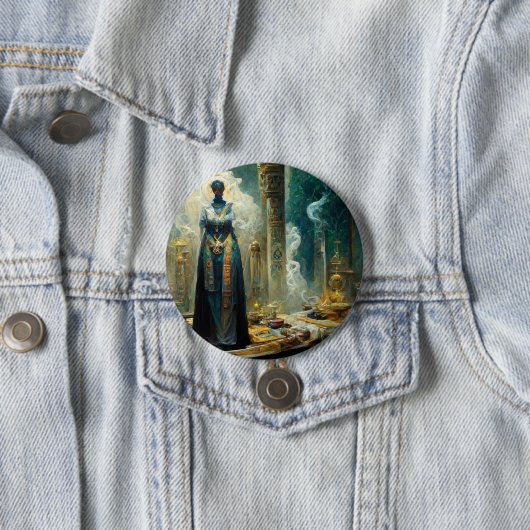 Ghost Priestess Fantasy Button (Beispiel)