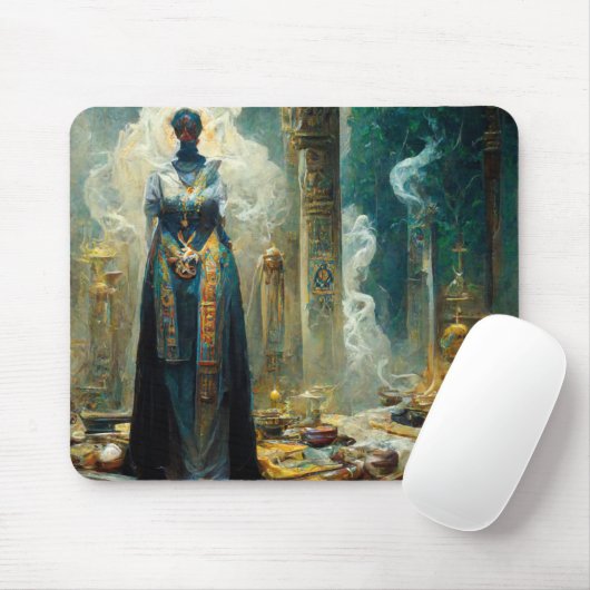 Ghost Priestess Fantasy Mousepad (Mit Mouse)