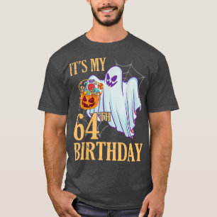 Ghost Pumpkin Candy Mais Halloween sein 64. Tag T-Shirt