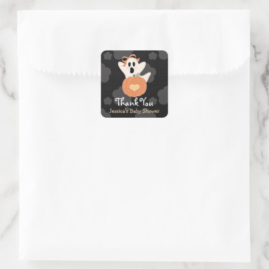 Ghost Pumpkin danke Ihnen Stickers (Tasche)