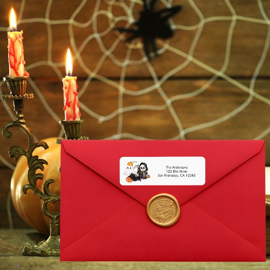 Ghost Pumpkin Grim Sensenmann Niedlich Black Cat H