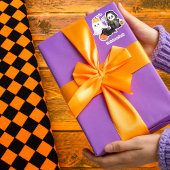 Ghost Pumpkin Grim Sensenmann Niedlich Black Cat H Aufkleber