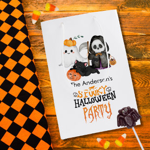 Ghost Pumpkin Grim Sensenmann Niedlich Black Cat H Mittlere Geschenktüte