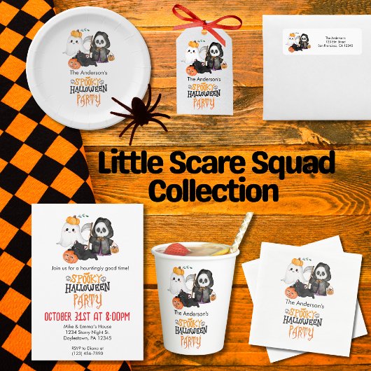 Ghost Pumpkin Grim Sensenmann Niedlich Black Cat H Pappbecher