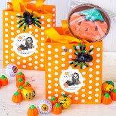 Ghost Pumpkin Grim Sensenmann Niedlich Black Cat H Runder Aufkleber