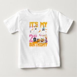 Ghost Pumpkin Halloween-Kostüm Baby T-shirt