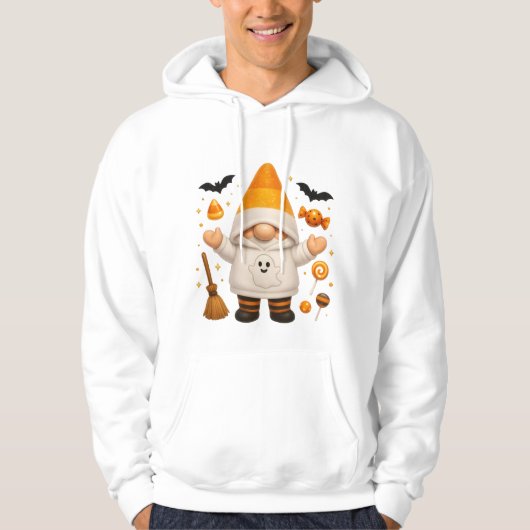 Ghost Pumpkin Hoodie: Halloween Sweater Hoodie (Vorderseite)