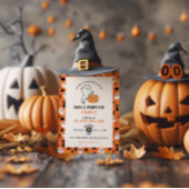 Ghost Pumpkin Spooky Halloween-Party Einladung