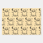 Ghost Pumpkins und Fledermäuse Halloween-Varietät Geschenkpapier Set (Vorderseite 2)