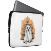 Ghost Pup - Spooky Dog Kostüm Laptopschutzhülle (Vorne Rechts)