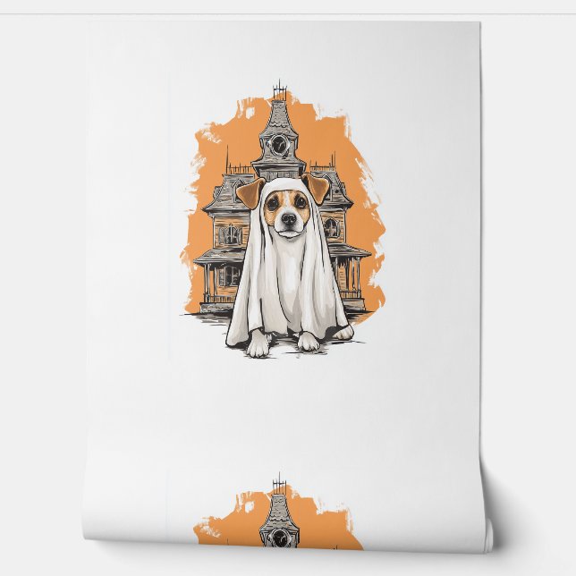 Ghost Pup - Spooky Dog Kostüm Tapete (Abrollen)