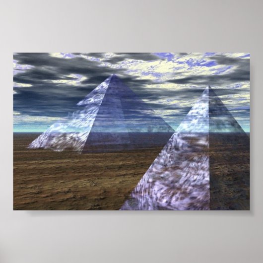 Ghost Pyramids Poster (Vorne)
