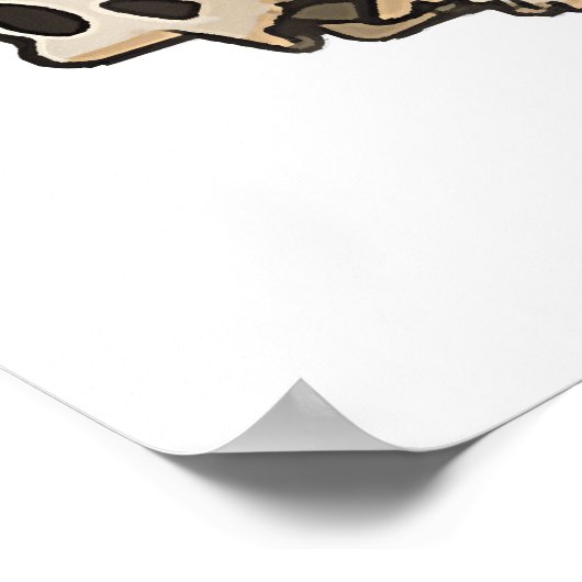 Ghost Reading Book Cat Liebhaber Halloween Poster (Ecke)