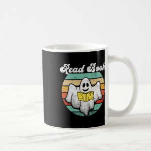 Ghost Reading Book Vintag Kaffeetasse