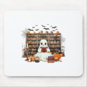 Ghost Reading Books Booker Halloween-Kosten für Le Mousepad (Vorne)