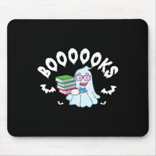 Ghost Reading Books Halloween Kostüm für Lehrer Mousepad