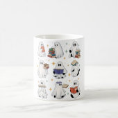 Ghost Reading Books Kaffeetasse (Mittel)