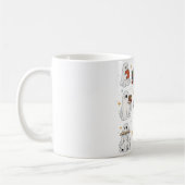 Ghost Reading Books Kaffeetasse (Links)