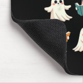 Ghost Reading Bücher Halloween Bücher Lover Lehrer Mousepad (Ecke)