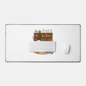 Ghost Reading in Cosy Halloween Library Classic T- Schreibtischunterlage (Tastatur & Maus)