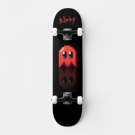 ghost Red Black Name Fan Art Pac-Man Skateboard