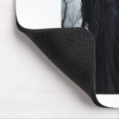 Ghost Red Heart Hands Y Face Halloween Valentines  Mousepad (Ecke)