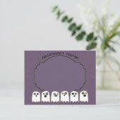 Ghost-Rezeptkarte Postkarte (Stehend Vorderseite)