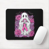 Ghost Ribbon Breast Cancer Awareness Halloween Flo Mousepad (Mit Mouse)