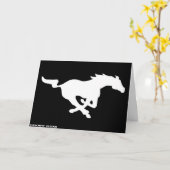 Ghost Ride Grußkarte Karte (Gelbe Blume)