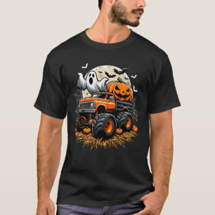 Ghost Ride Monster Truck Halloween  Jack-O_-Lanter T-Shirt