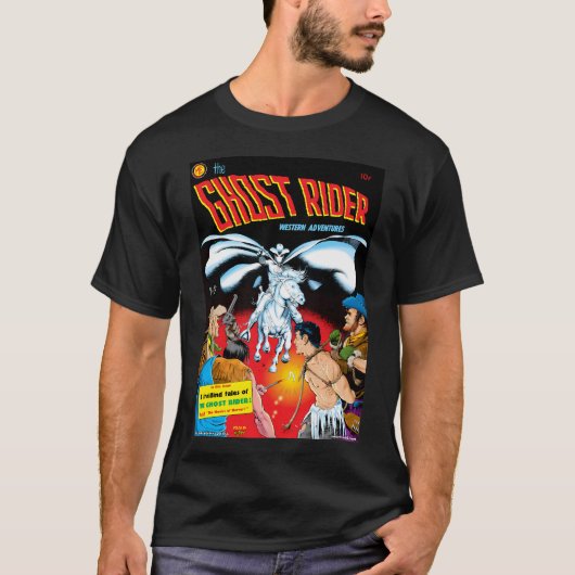 Ghost Rider Branding Horror Von Frank Frazetta T-Shirt (Vorderseite)