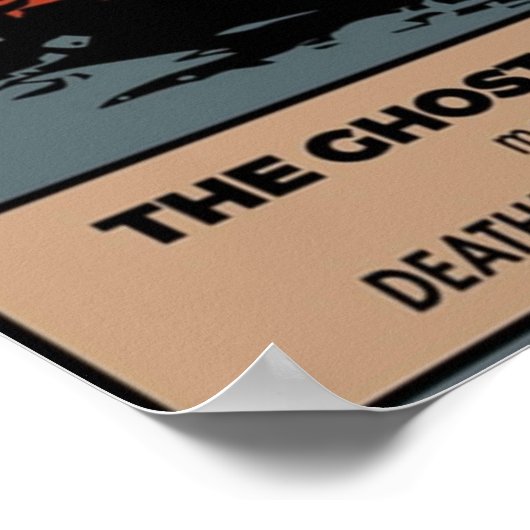 Ghost Rider Comic Cover Poster (Ecke)