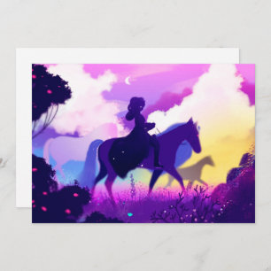 Ghost Rider im Twilight Feiertagskarte