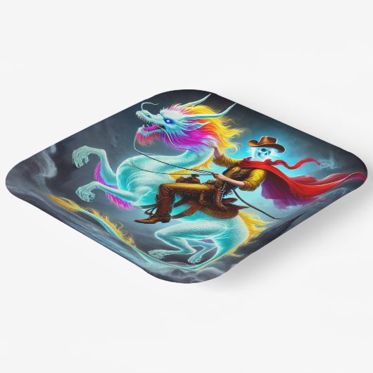 Ghost Rider Pappteller (Gewinkelt)