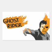 Ghost Rider Rechteckiger Aufkleber (Vorderseite)