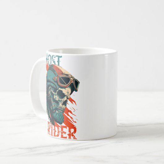 Ghost Rider T - Shirt Kaffeetasse (Vorderseite Links)