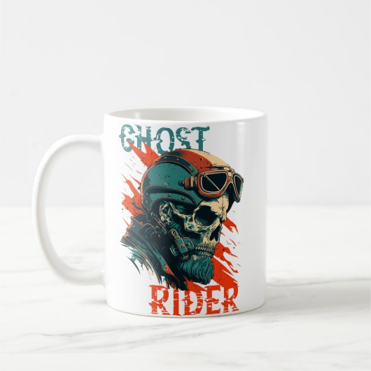 Ghost Rider T - Shirt Kaffeetasse (Links)