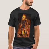 Ghost Rider The Fire Man Schöne Hot Designs T-Shirt (Vorderseite)