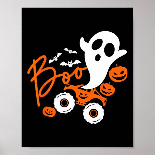 Ghost Rider Truck Monster Halloween Pumpkin Poster (Vorne)