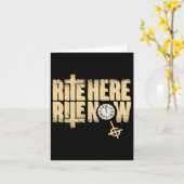 Ghost Rite Here Title Karte (Gelbe Blume)