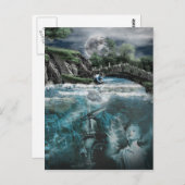 Ghost River Postkarte (Vorne/Hinten)