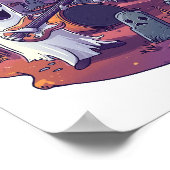  Ghost Rock Band Poster (Ecke)