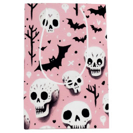 Ghost rosa Helloween Wrapping Paper Sheets Mittlere Geschenktüte