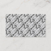 Ghost-Rose Klettern eines Kettenverbindungszauns N Visitenkarte (Vorderseite)