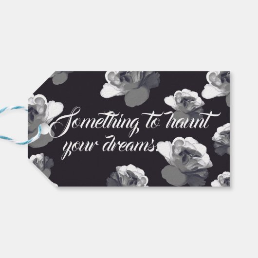 Ghost Rose Spuk Dreams Halloween Geschenkanhänger (Rückseite Horizontal)