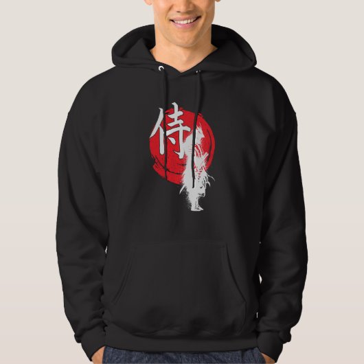 Ghost Samurai Kriegerweg des Bushido Samurai Hoodie (Vorderseite)