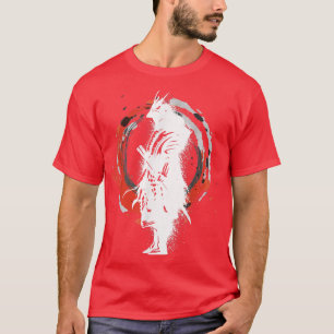 Ghost Samurai Maske Warrior Samurai Schwerter Bush T-Shirt